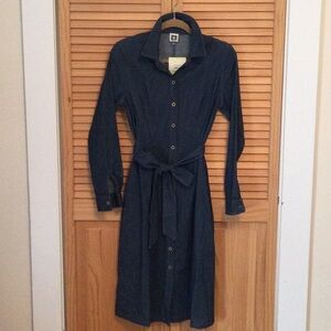Anne Klein denim dress.